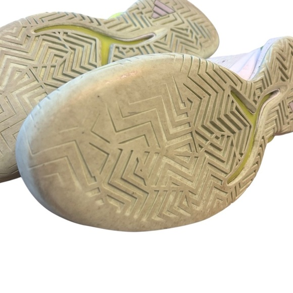 Adidas Adizero Cybersonic Shoes Tennis Pickleball Court Sneakers Size 11.5 Lime - Picture 9 of 11